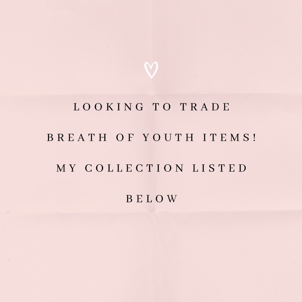 BREATH OF YOUTH TRADE!!!